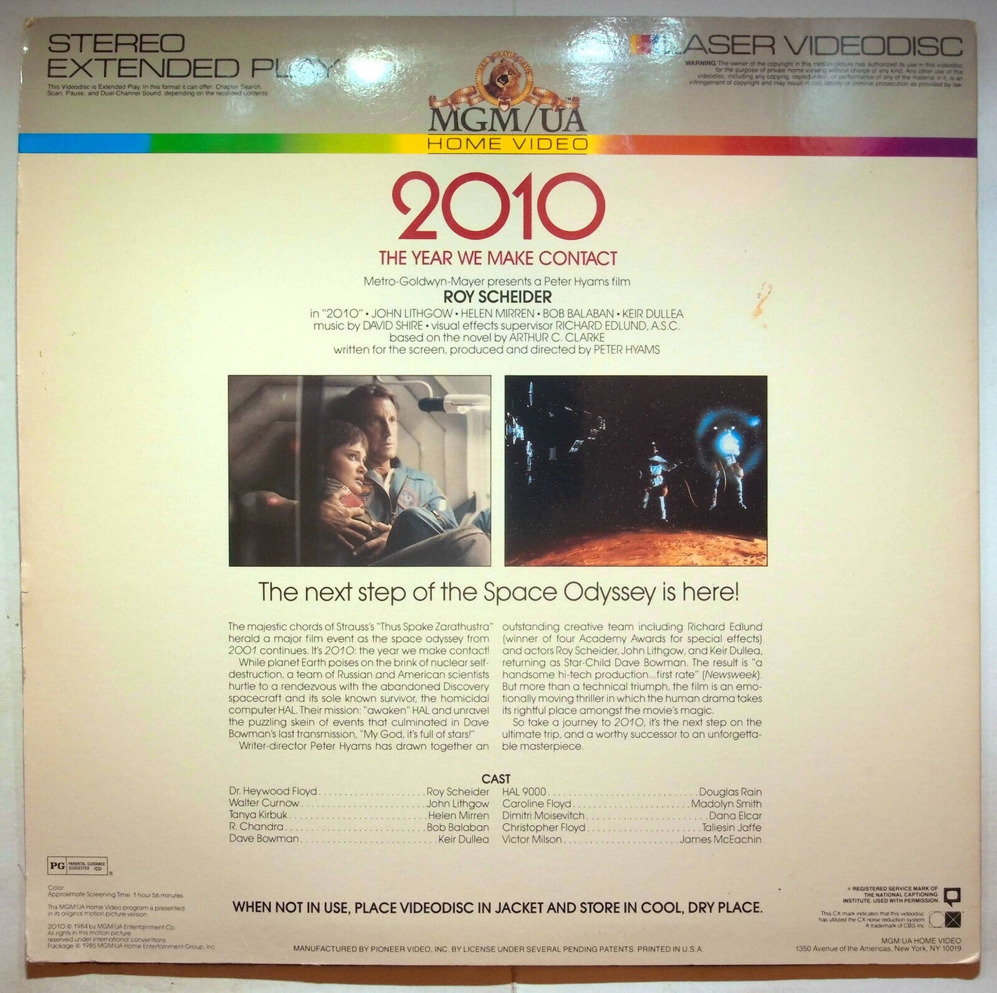 EBOND 2010: The Year We Make Contact  - Laser Disc Ntsc