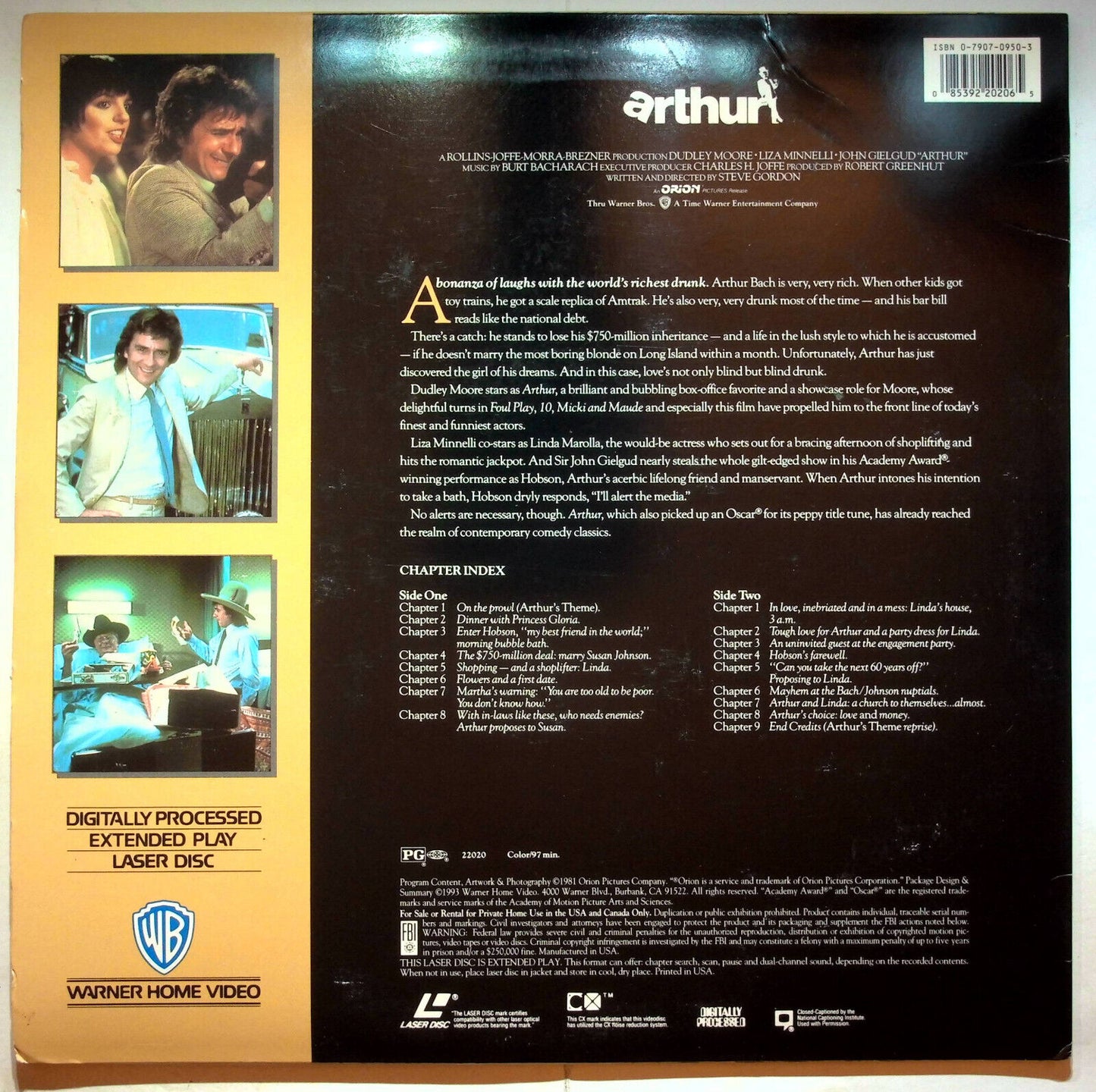 EBOND Arthur - Laser Disc Ntsc