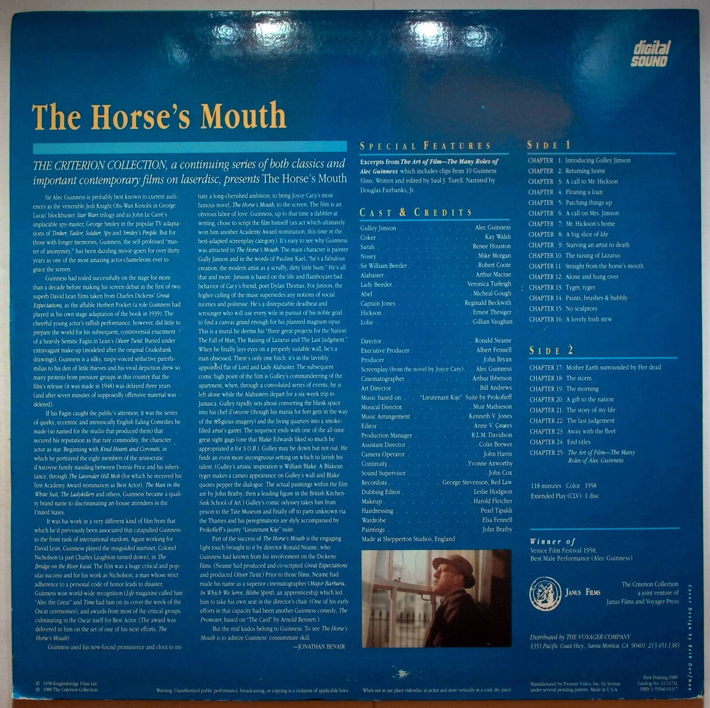 EBOND The Horse's Mouth - Laser Disc Ntsc