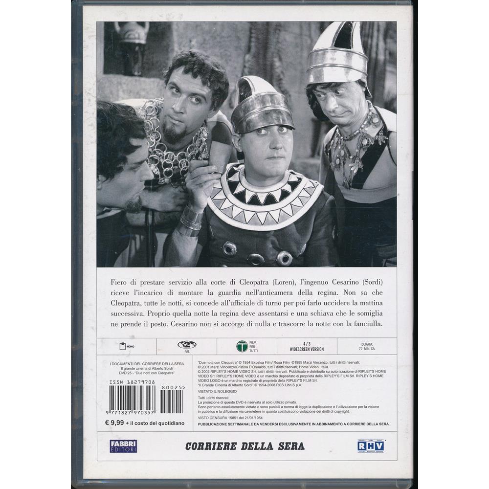 EBOND Due Notti Con Cleopatra - Il grande cinema di Alberto Sordi + booklet [Editoriale]