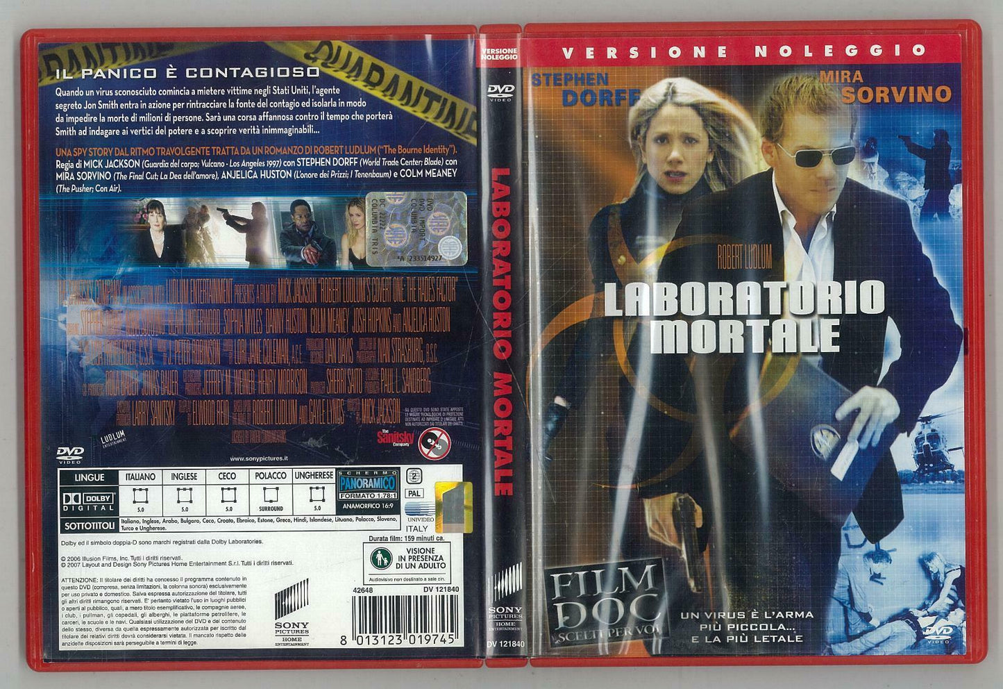 EBOND Laboratorio mortale DVD Ex-Noleggio ND010031
