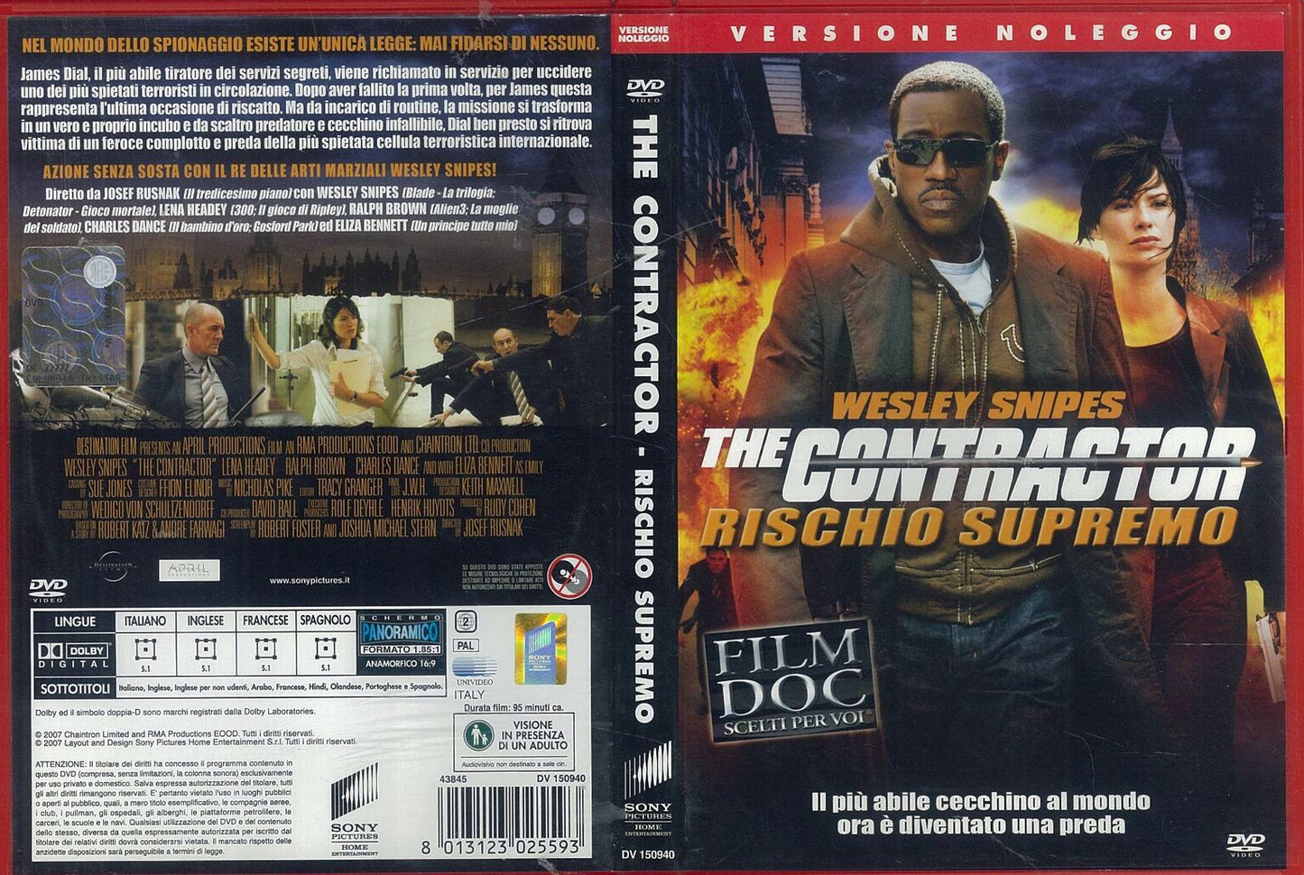 EBOND The Contractor - Rischio Supremo DVD Ex-Noleggio ND010146