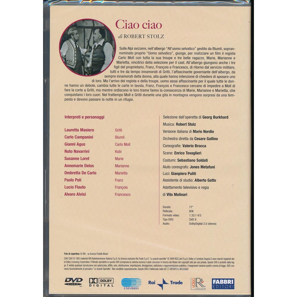 EBOND Ciao ciao - Le Grandi Operette - Fabbri Editore DVD DL000077
